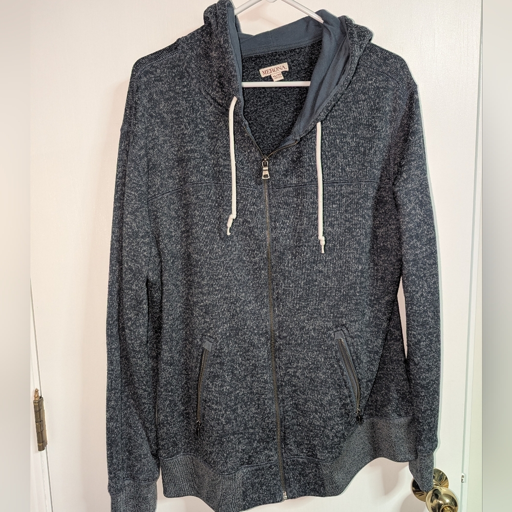 Gray Zip-Up Hoodie